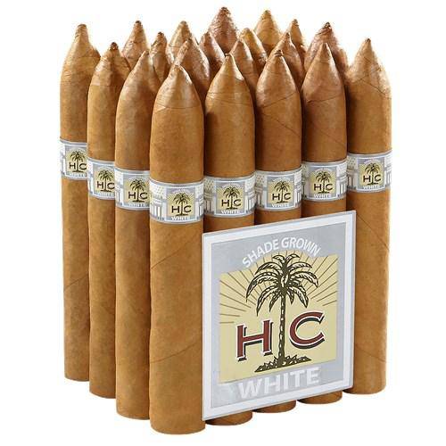 HC Series White Shade Grown Belicoso Mild Flavor Cigar Boston's Cigar Shop