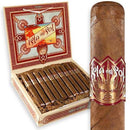Drew Estate Isla del Sol Toro coffee-infused cigar with dark wrapper and detailed band, displayed on a neutral background