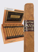 Java by Drew Estate Latte Robusto coffee-infused cigar with rich, smooth wrapper and detailed band, perfect for cigar enthusiasts.