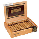 Java by Drew Estate Latte Toro sweet flavored cigar, featuring a smooth, rich wrapper and detailed band, ideal for cigar enthusiasts.