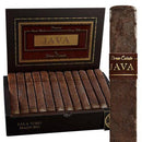 Java by Drew Estate Toro Maduro sweet flavored cigar, showcases dark Maduro wrapper and rich, aromatic tobacco in natural setting.