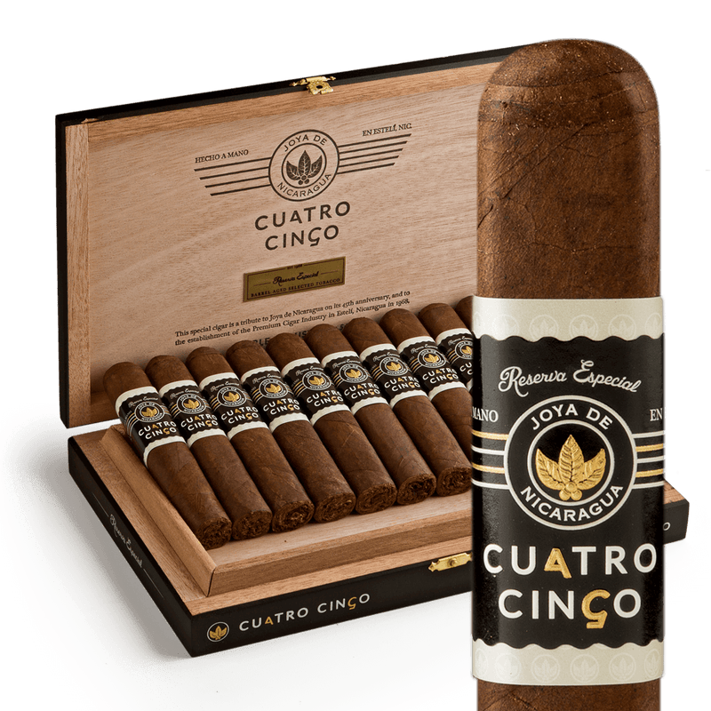 Joya de Nicaragua Cuatro Cinco Doble Robusto (Double Robusto) Full Flavored Cigars Boston's Cigar Shop