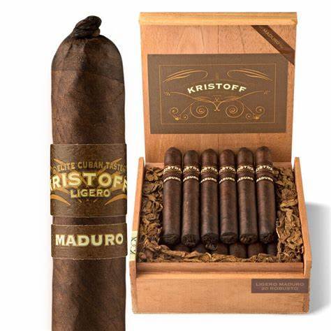 Kristoff Ligero Maduro Churchill Coffee Infused Boston's Cigar Shop