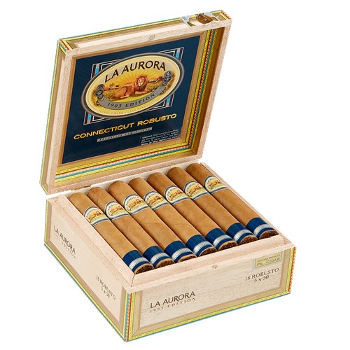 La Aurora Preferidos Sapphire Robusto Full Flavored Cigars Boston's Cigar Shop