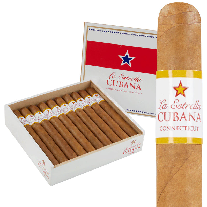 La Estrella Cubana Connecticut Robusto Mild Flavor Cigar Boston's Cigar Shop
