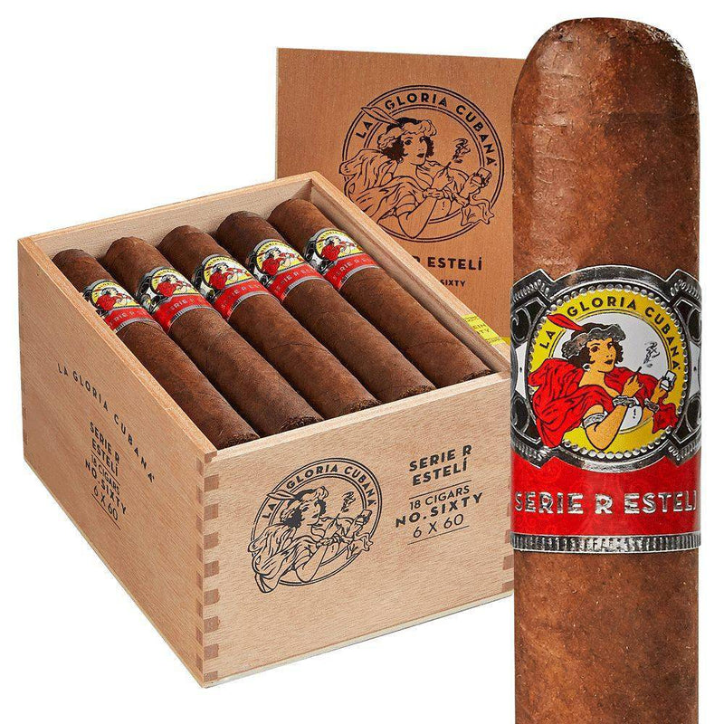 La Gloria Cubana Serie R Esteli No.60 Gordo Medium Flavored Cigars Boston's Cigar Shop