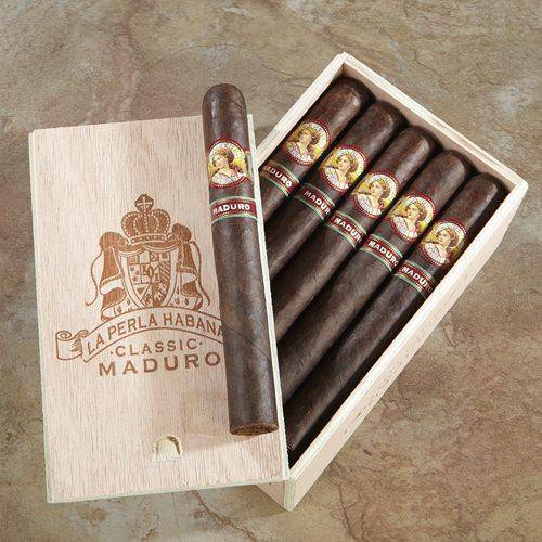 La Perla Habana Classic Maduro Robusto Medium Flavored Cigars Boston's Cigar Shop