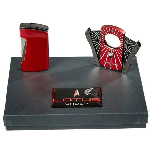 Lotus Deception and Chroma Gift Set Red Cigar Accessories Boston's Cigar Shop