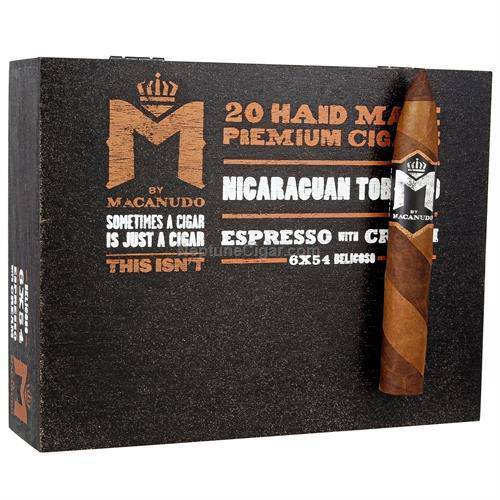 M' by Macanudo Espresso Belicoso Coffee Infused Boston's Cigar Shop