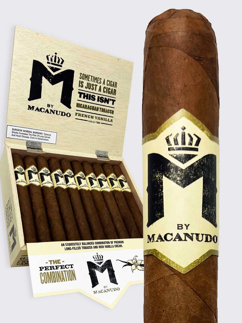 M by Macanudo French Vanilla - Toro Sweet Flavored Cigar Boston's Cigar Shop
