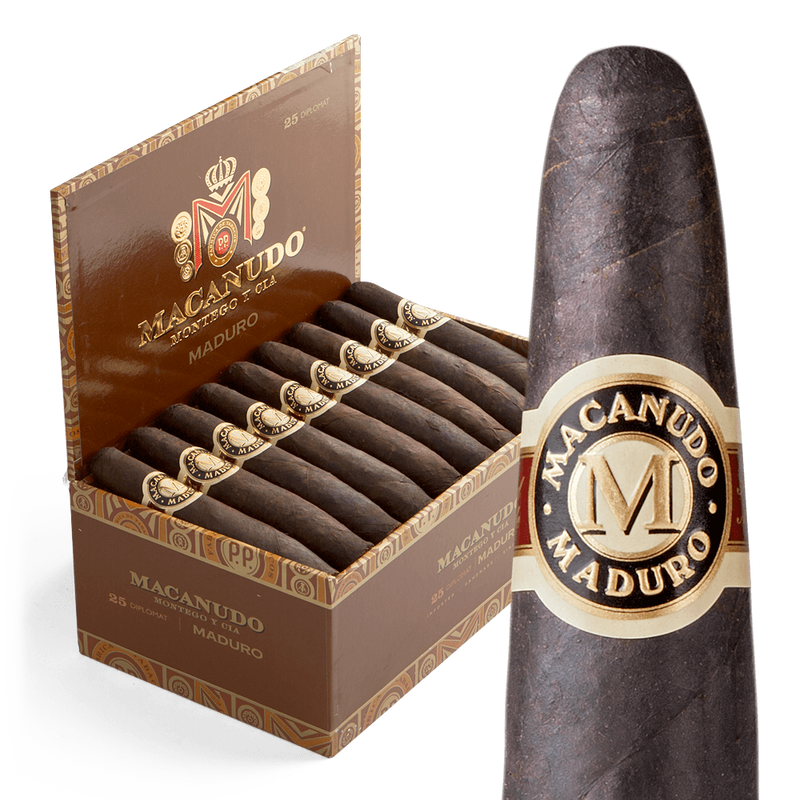 Macanudo Maduro Diplomat Figurado Medium Flavored Cigars Boston's Cigar Shop