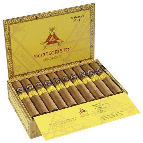 Montecristo Classic Robusto Mild Flavor Cigar Boston's Cigar Shop