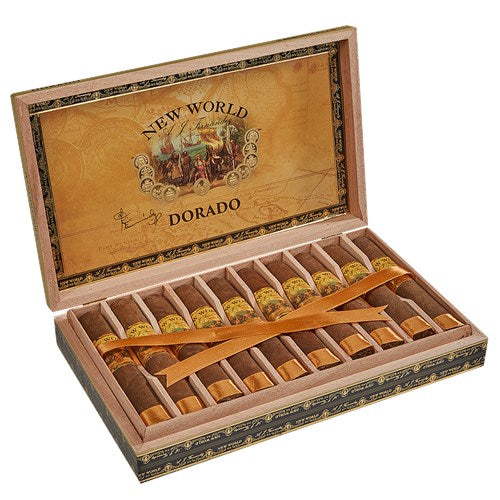 New World Dorado by AJ Fernandez Robusto Medium Flavored Cigars Boston's Cigar Shop