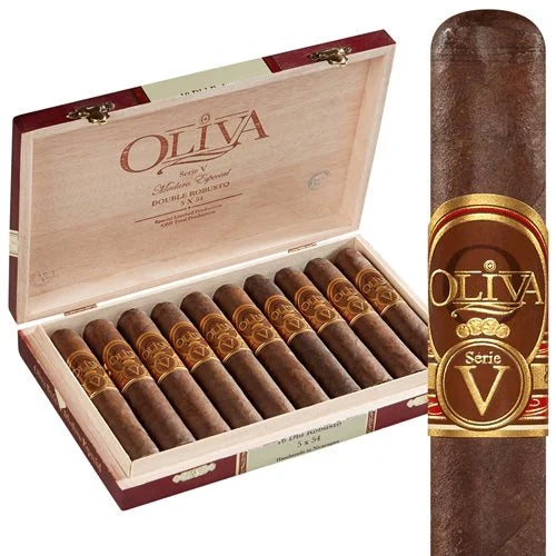 Oliva Serie 'V' Maduro Double Robusto Full Flavored Cigars Boston's Cigar Shop
