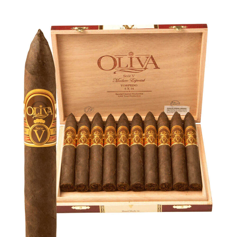 Oliva Serie 'V' Maduro Torpedo Full Flavored Cigars Boston's Cigar Shop