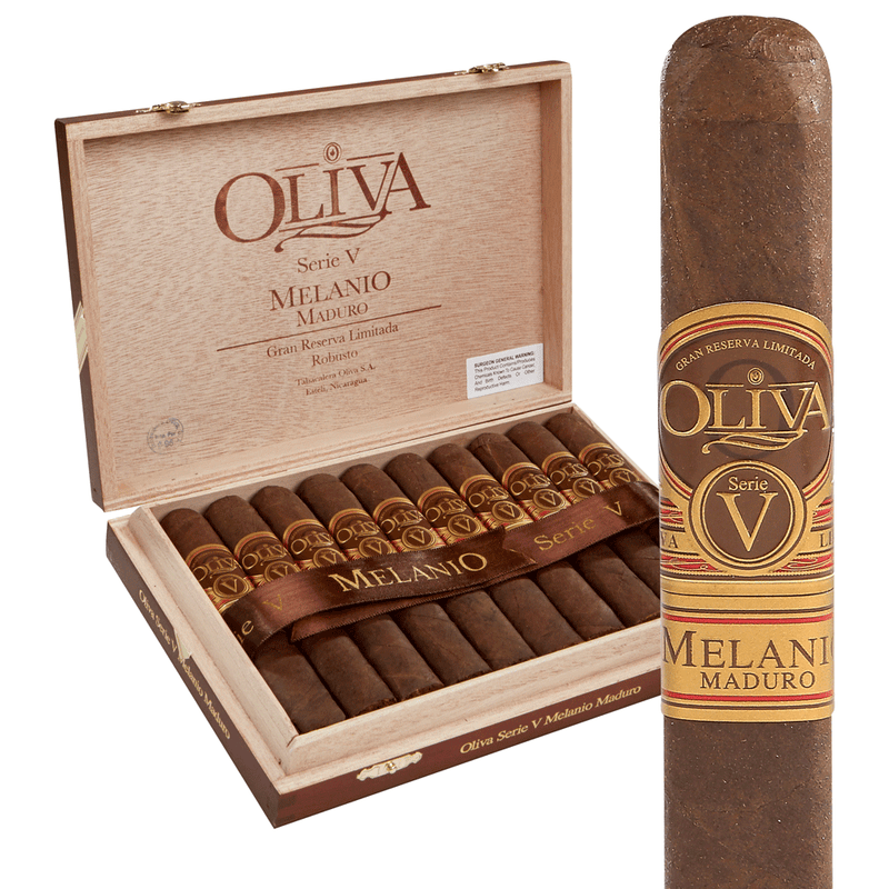 Oliva Serie 'V' Melanio Maduro Robusto Medium Flavor Cigar Boston's Cigar Shop