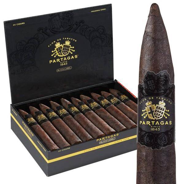 Partagas Black Label Piramide Full Flavored Cigars Boston's Cigar Shop