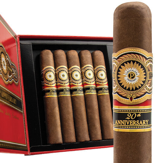 Perdomo 20th Anniversary Sun Grown Churchill Full Flavored Cigars Boston's Cigar Shop
