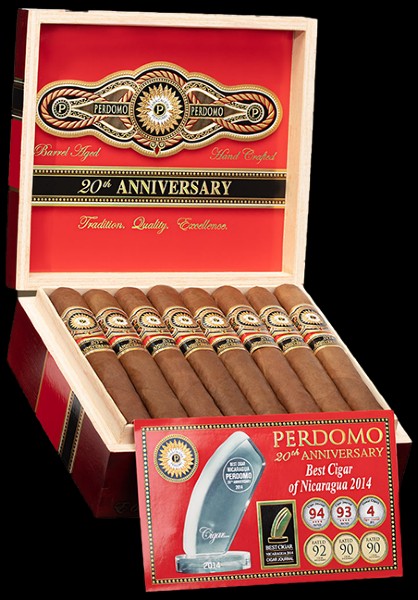 Perdomo 20th Anniversary Sun Grown Epicure Toro Full Flavored Cigars Boston's Cigar Shop