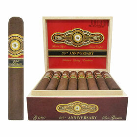 Perdomo 20th Anniversary Sun Grown Robusto Full Flavored Cigars Boston's Cigar Shop
