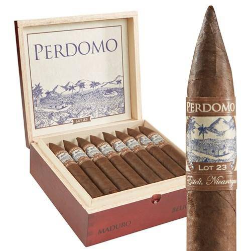 Perdomo Lot 23 Maduro Belicoso Medium Flavored Cigars Boston's Cigar Shop