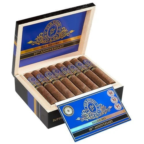 Perdomo Reserve 10th Anniversary Box-Pressed Maduro Churchill Full Flavored Cigars Boston's Cigar Shop