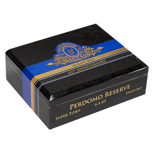 Perdomo Reserve 10th Anniversary Box-Pressed Maduro Super Toro Gordo Full Flavored Cigars Boston's Cigar Shop
