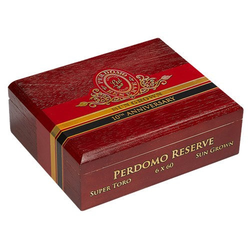 Perdomo Reserve 10th Anniversary Box-Pressed Sun Grown Epicure Toro Sweet Flavored Cigar Boston's Cigar Shop