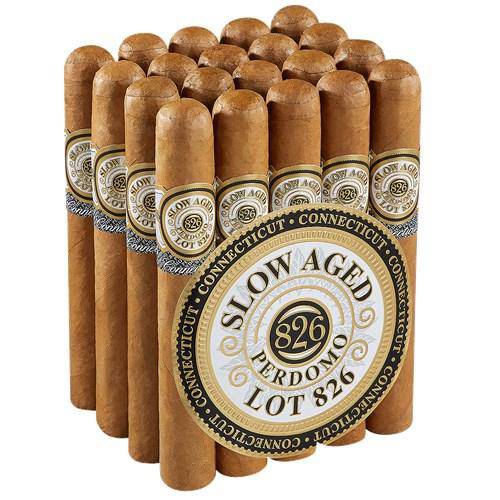 Perdomo Slow-Aged Lot 826 Cigars Natural Toro Coffee Infused Boston's Cigar Shop