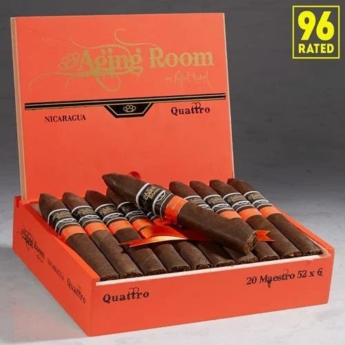 Medium Flavored Cigars Aging Room Quattro Nicaraguan Maestro Torpedo Boston's Cigar Shop