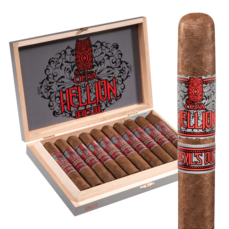 Medium Flavor Cigar Hellion By Oliva Devil's Due Robusto Boston's Cigar Shop