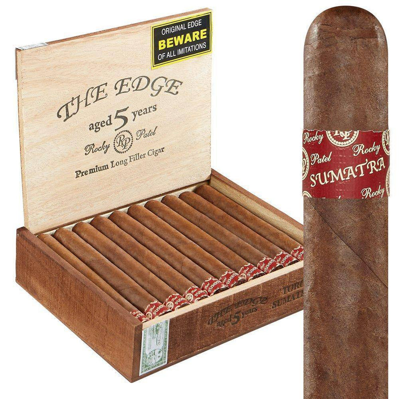 Medium Flavored Cigars Rocky Patel The Edge Sumatra Torpedo Boston's Cigar Shop