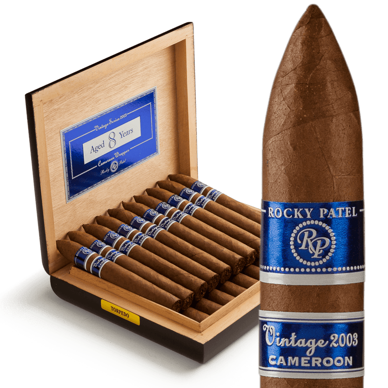 Rocky Patel Vintage '03 Cameroon Torpedo Medium Flavored Cigars Boston's Cigar Shop