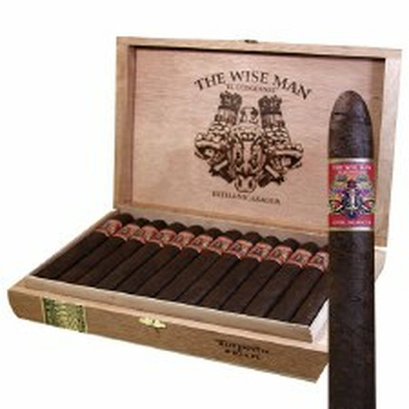 The Wise Man Maduro Robusto Coffee Infused Boston's Cigar Shop