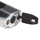 Vertigo Big Buddha Table Lighter Brushed Chrome and Black Cigar Lighter Boston's Cigar Shop