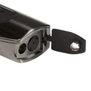 Vertigo Big Buddha Table Lighter Brushed Gun Metal and Black Cigar Lighter Boston's Cigar Shop