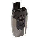 Vertigo Big Buddha Table Lighter Brushed Gun Metal Cigar Lighter Boston's Cigar Shop