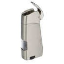 Vertigo Razor Lighter Brushed Gun Metal Cigar Lighter Boston's Cigar Shop