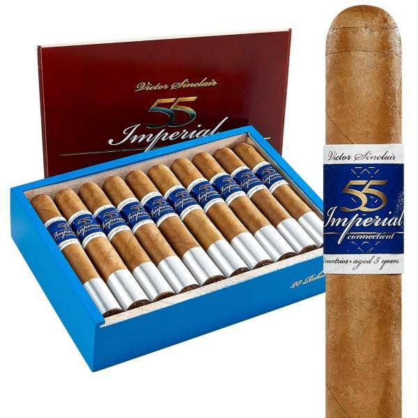 Victor Sinclair Serie '55' Imperial Connecticut Double Toro Gordo Medium Flavored Cigars Boston's Cigar Shop